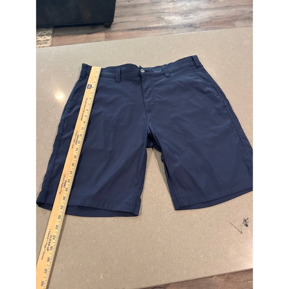 Eddie Bauer Travex Men Size 38 Shorts navy hiking Stretch - Picture 2 of 5